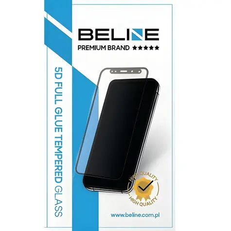 Beline 5D Panzerglas für Samsung Galaxy A26 5G, schwarz / Schutzglas / vollflächige Verklebung