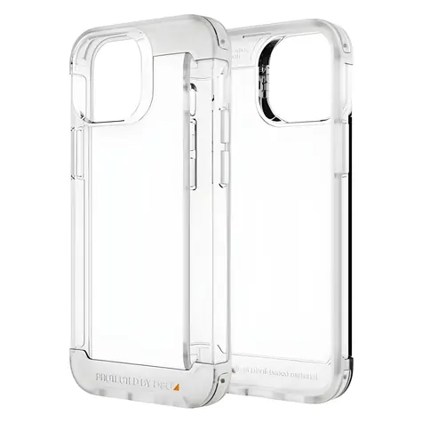 Gear4 D3O Havana transparent / Rückseite / Apple iPhone 13 Pro, 13 / D3O® Bio / Schutzfolie 3 m