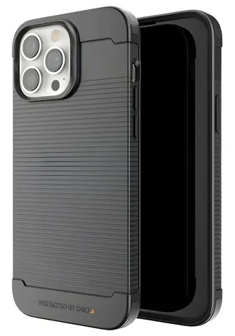 Gear4 D3O Havana Schwarz / Rückseite / Apple iPhone 13 Pro Max