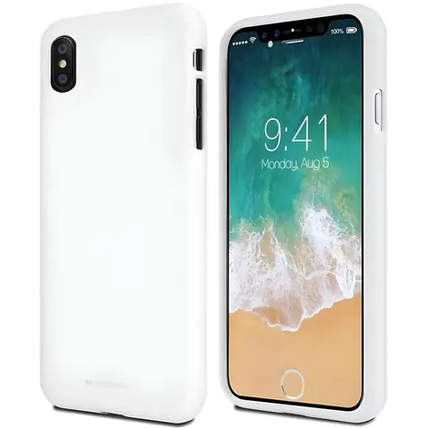 Mercury Soft Feeling iPhone Xs Max Hülle weiß / TPU
