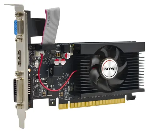 GeForce GT710 4GB DDR3 LP V3 / Grafikkarte / 64-Bit / DVI+HDMI+VGA / Low-Profile