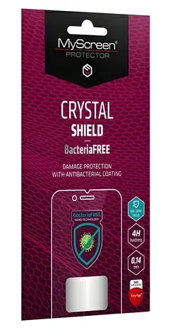 MyScreen Protector CRYSTAL Bakterienfrei Schwarz / Schutzfolie / Samsung Galaxy Tab Active Pro T545 / Vollflächig verklebt