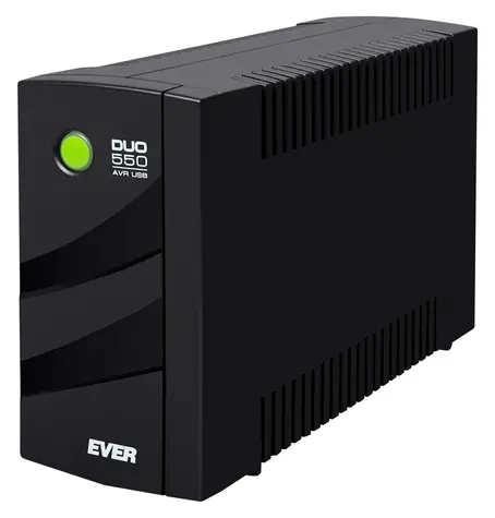 DUO 550 AVR USB schwarz / USV-Notstromversorgung / 550 VA / 330 W / Line-Interactive / AVR / USB