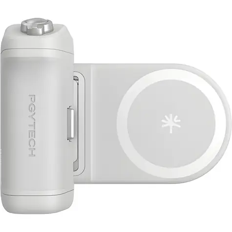 Pgytech MagCam 2 grau / Magnetische Handyhalterung mit Powerbank / 3000 mAh / Bluetooth / USB-C