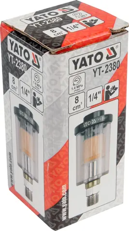 YATO Luftfilter 1/4" / Luftfilter / max. 1,4 MPa