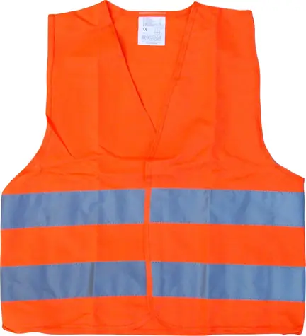 Compass Kinder-Warnweste orange / Warnweste / EN 17353:2020