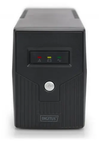 Digitus LED BASIC 600VA/360W schwarz / USV / Line-Interactive / 12V/7Ah / AVR / 2x Schuko