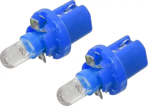 Compass B8.5d blau 2 Stück / Autolampe / 12V / 1x LED