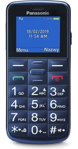Panasonic KX-TU110EXC blau / Tastentelefon / TFT-Display / Bluetooth / GSM
