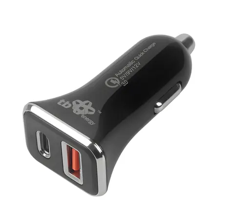 TB Touch Kfz-Ladegerät USB-A + USB-C / Kfz-Ladegerät / Schnellladefunktion / 2 Anschlüsse