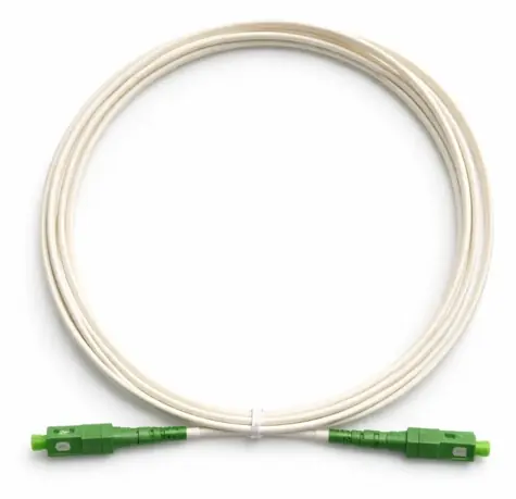 TB Touch optisches Patchkabel SC/ APC-SC/ APC weiß / Optisches Patchkabel / Singlemode / Duplex / 1 m