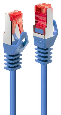 Lindy Cat6 S/FTP Basic blau (47351) / Patchkabel / RJ-45 / 0,3 m / 250 MHz