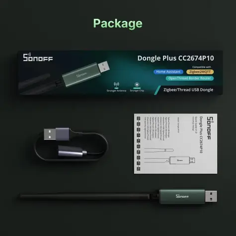 Sonoff Dongle-PP10 / USB-Adapter / Zigbee und Thread / CC2674P10