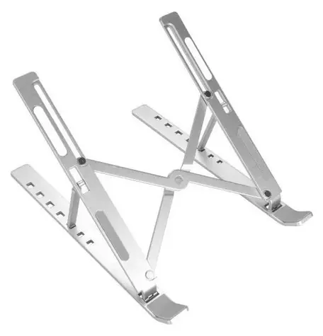 TB Touch TB-LPT1 silber / Laptopständer / Höhe 55-155 mm / Tragkraft bis zu 10 kg / für Laptops von 10-17 Zoll