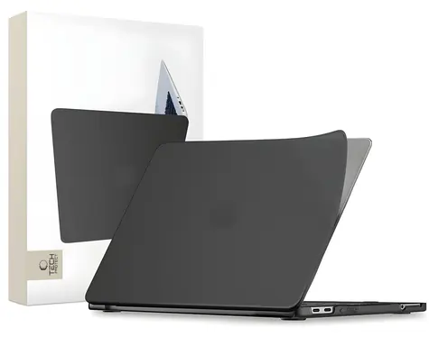 Tech-Protect Softshell, matt schwarz / Laptop-Hülle / Apple MacBook Neo 13" 2026