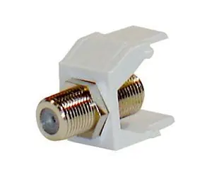 SCHRACK Keystone-Modul Koaxial-FF-Koppler / Keystone-Modul / 75 Ohm