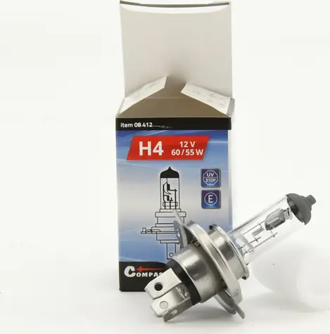 Compass H4 / Autolampe / Halogen / 12V / 60/55W / P43t