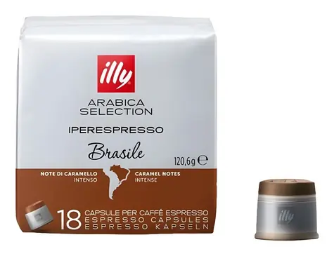 Illy iperEspresso HES Arabica Selection Brasile Kapseln / 18 Stück