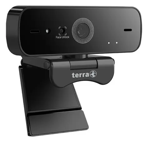 TERRA Webcam Guardian schwarz / Webcam / Full HD / 1920x1080 / USB / Betrachtungswinkel 72°