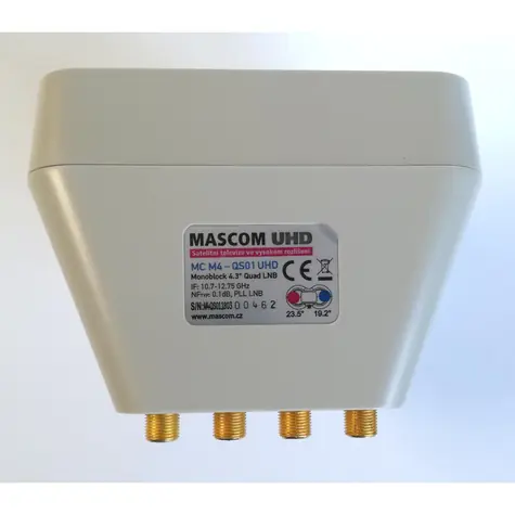 Mascom Monoblock 4.3 Quad / LNB-Konverter / MC M4-QS03