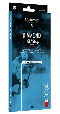 MyScreen Diamond Glass Edge FG Google Pixel 10/10 Pro Schwarz / Schutzglas / 9H Härtegrad / Vollflächige Verklebung