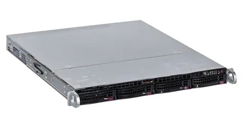 SuperMicro CSE813MFTQC-R407CB / Rackgehäuse / 19" / 1 HE