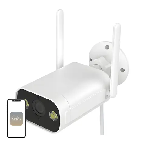 MOES WCM-JD-T1 / IP-Kamera für den Außenbereich / 3 MP / WLAN / IP65 / microSD