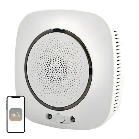 MOES WSS-S-GL / Intelligenter Gasdetektor / WLAN / Erdgas / 75 dB