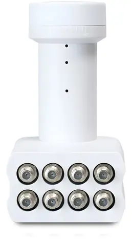 AB+ LNB01 Octo / LNB-Konverter / 8 Ausgänge / Ultra HD / F-Anschluss