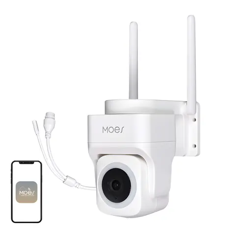 MOES WCM-B66 / Outdoor-IP-Kamera / 3 MP / WLAN / LAN / IP65 / microSD