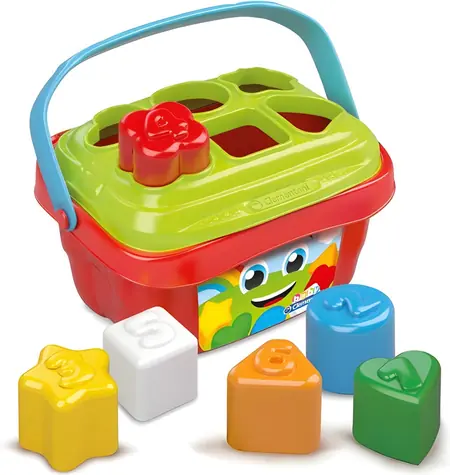 Clementoni Sortierkorb für Formen und Farben / Lernspielzeug / Formen und Farben einlegen