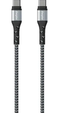 Energizer C521CKSL silber / Kabel / USB-C - USB-C / 2 m