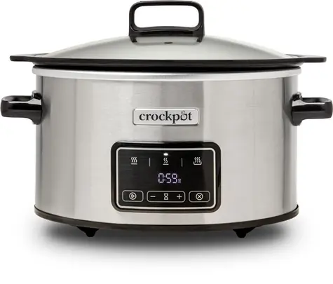 CrockPot CSC111X / Schongarer / 3,5 l / Touch-Bedienung / Digitalanzeige