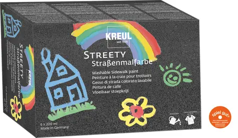 KREUL Streety / Flüssigkreide / Set mit 6 x 120 ml