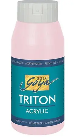 Kreul Triton SOLO GOYA Hellrosa / Acrylfarbe / 750 ml / wasserbasiert