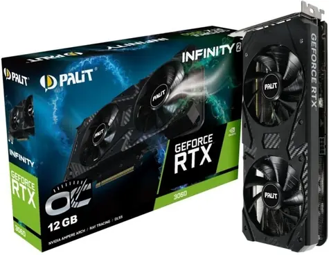 Palit GeForce RTX 3060 Infinity 2 OC 12GB / Grafikkarte / 12GB GDDR6