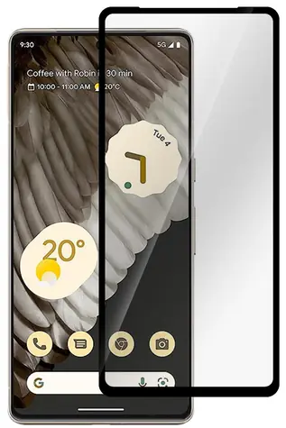eSTUFF Titan Shield für Google Pixel 9a / Schutzglas / 9H / 0,3 mm / Gehärtetes Glas