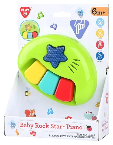 PLAYGO Kinder-Rockstar-Piano / Kunststoff / 2 AA-Batterien
