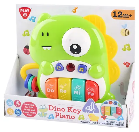 PLAYGO Dino Piano / Kinderklavier / 3 AAA-Batterien