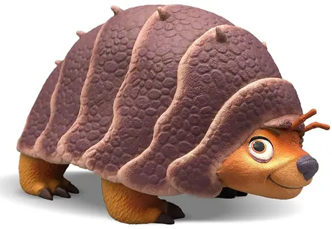 BULLYLAND Sammelfigur Tuk Tuk Gürteltier / Raya und der Drache / Disney Lizenz / 10,2 cm / ab 3 Jahren