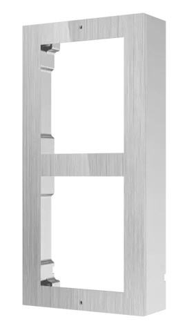 HIKVISION DS-KD-ACW2/S / Rahmen / zur Aufputzmontage / 2 Module / Edelstahl