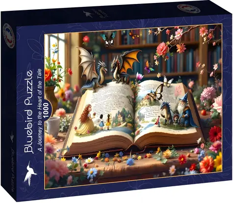 BlueBird Puzzle: Reise zum Herzen der Geschichte / 1000 Teile / 69 x 47,8 cm