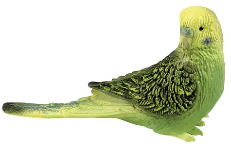 BULLYLAND Figur Grüner Wellensittich / Tiere / Kunststoff / ab 3 Jahren
