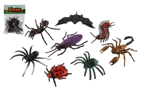 TEDDIES Insektenfiguren / 8 Stück / 7-12 cm / ab 3 Jahren