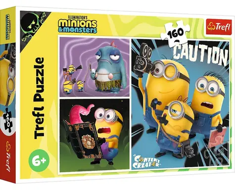 Trefl Puzzle Minions, 160 Teile / 41 x 27,5 cm / ab 6 Jahren