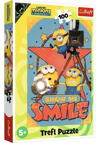 Trefl Puzzle Minions und Monster, 100 Teile / 27,5 x 41 cm / ab 5 Jahren