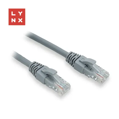Lynx UTP Patchkabel Cat6 / Patchkabel / 3 m / PVC / grau