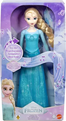Mattel Singende Prinzessin Elsa Puppe (JDX52) / Disney Die Eiskönigin