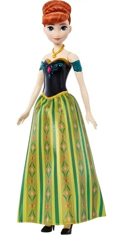 Mattel Singende Prinzessin Anna Puppe (JDX53) / Disney Die Eiskönigin