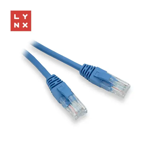 Lynx UTP Patchkabel Cat5e blau / Patchkabel / Cat5e UTP / 10 m / CCA